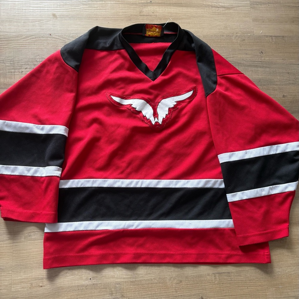 Red and Black Hockey Jersey